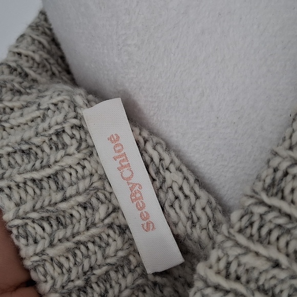 SEE BY CHLOE Women’s Lace Pullover Sweater Milk Color Size Medium - Picture 2 of 13